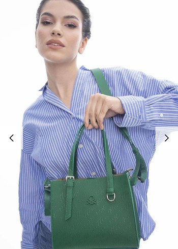 BENETTON,Yeşil Kadın Çantası - Görsel 2