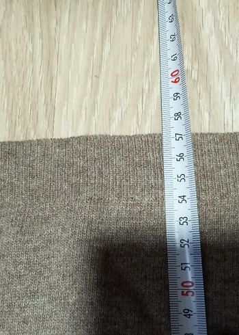 KARACA Bej Kısa Kollu Kadın YÜN Kazak - Görsel 5