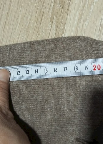 KARACA Bej Kısa Kollu Kadın YÜN Kazak - Görsel 6