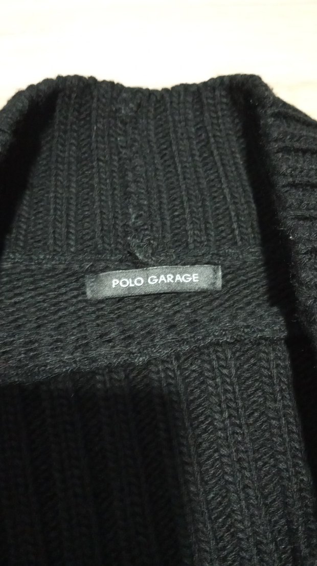 POLO GARAGE,Siyah Triko Kadın Kazak, Uzun Kollu, Dar Kesim - Görsel 5