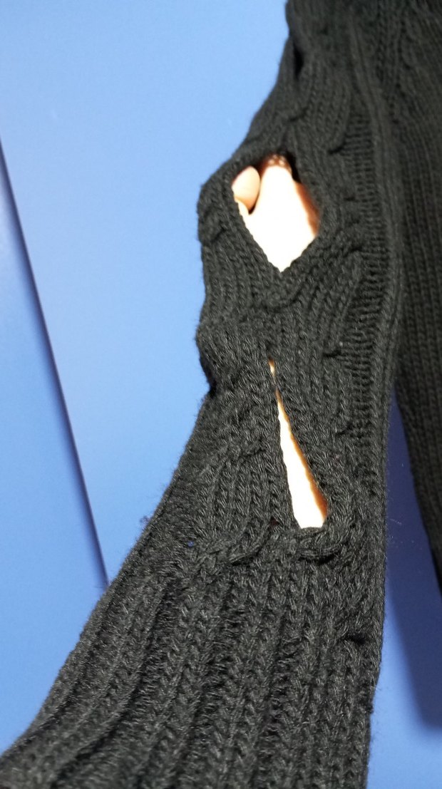 POLO GARAGE,Siyah Triko Kadın Kazak, Uzun Kollu, Dar Kesim - Görsel 2