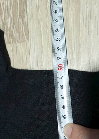 KARACA Kadın Siyah Yün Yarım Kollu Boğazlı Kazak - Görsel 6