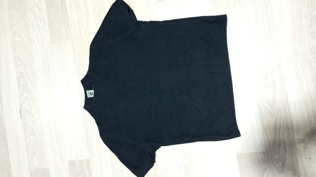 KARACA Kadın Siyah Yün Yarım Kollu Boğazlı Kazak - Görsel 4