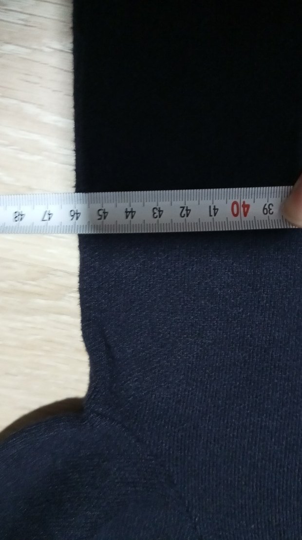 ZARA_Kadın Lacivert Örgü Kapüşonlu Triko - Görsel 5