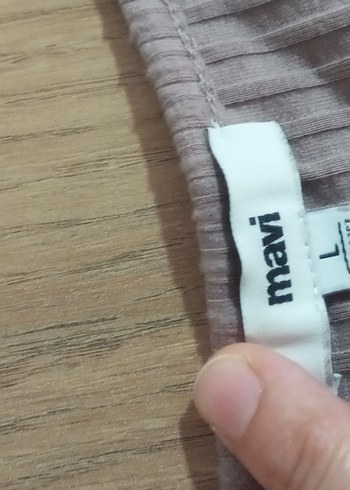 Mavi marka, V Yaka Fitilli pıdra rengi Kadın Bluz - Görsel 8