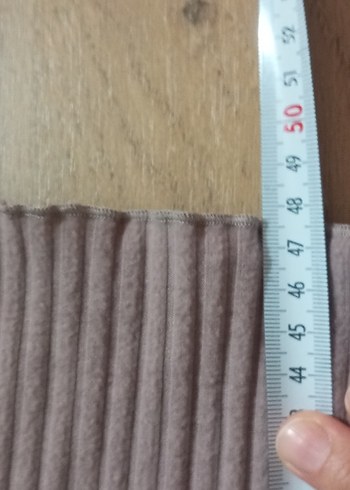 Mavi marka, V Yaka Fitilli pıdra rengi Kadın Bluz - Görsel 7