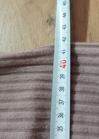 Mavi marka, V Yaka Fitilli pıdra rengi Kadın Bluz - Görsel 5