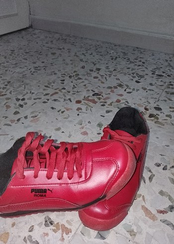 Kadın Kırmızı Spor Ayakkabı Puma - Görsel 2