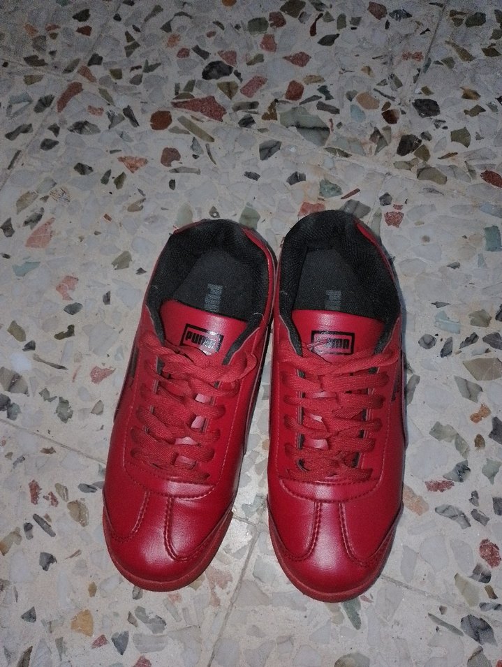 Kadın Kırmızı Spor Ayakkabı Puma - Görsel 3