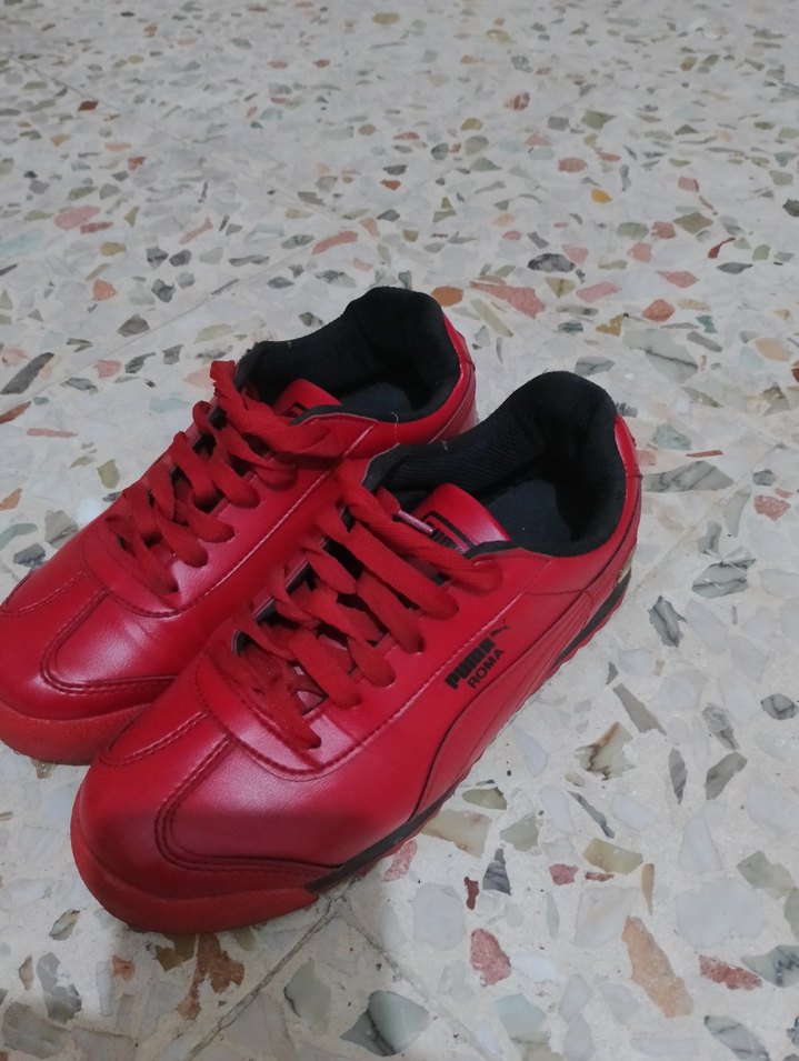 Kadın Kırmızı Spor Ayakkabı Puma - Görsel 4