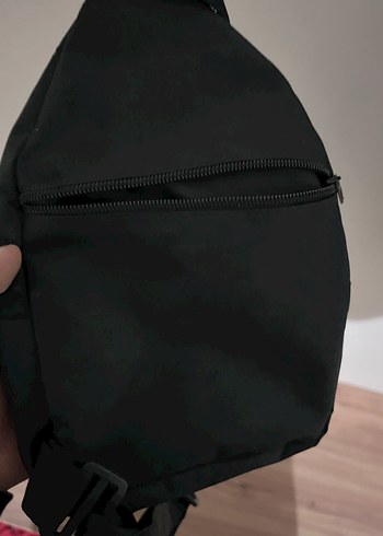 Siyah Bağcıklı Erkek Omuz Çantası - Görsel 2