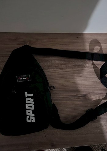 Siyah Bağcıklı Erkek Omuz Çantası - Görsel 8