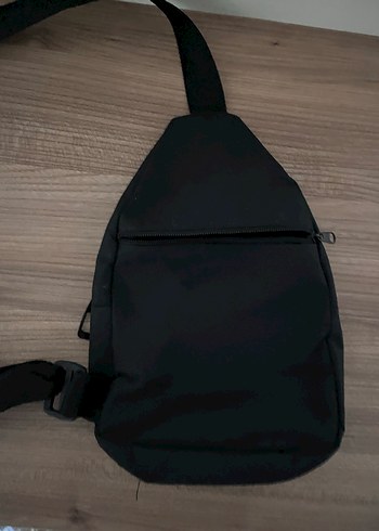 Siyah Bağcıklı Erkek Omuz Çantası - Görsel 7