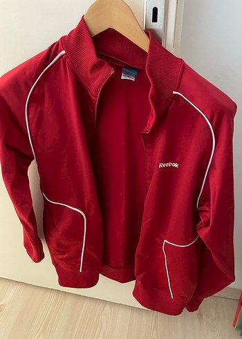 Reebok Kırmızı Fermuarlı Kadın Ceket