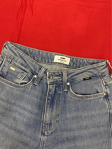 mavi premium pantolon