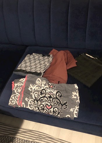 Bohem Desenli Gri Uzun Hamile Eteği - Görsel 5