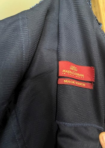 42 Beden lacivert Renk Lacivert Nakışlı Drapeli Uzun Abiye Elbise