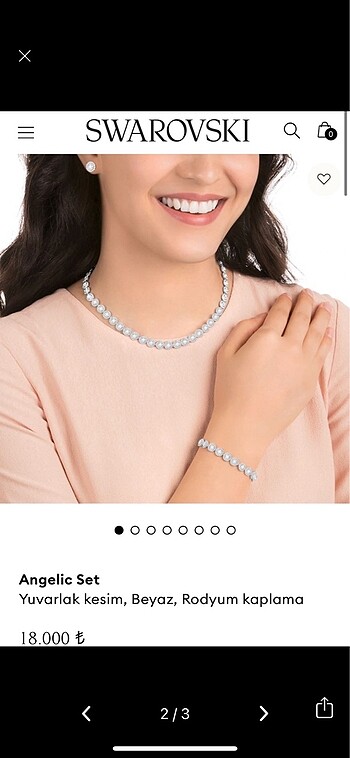 Beden Swarovski angelic kolye