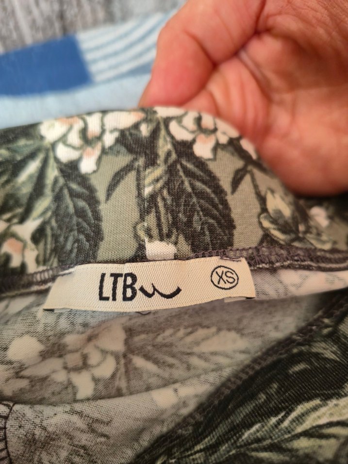 Yeşil Desenli Uzun Bohem Etek - Görsel 2