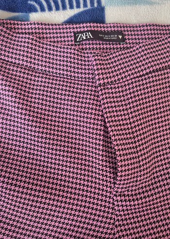 Pembe Kazayağı modelli Midi Kadın Kumaş Pantolon - Görsel 2