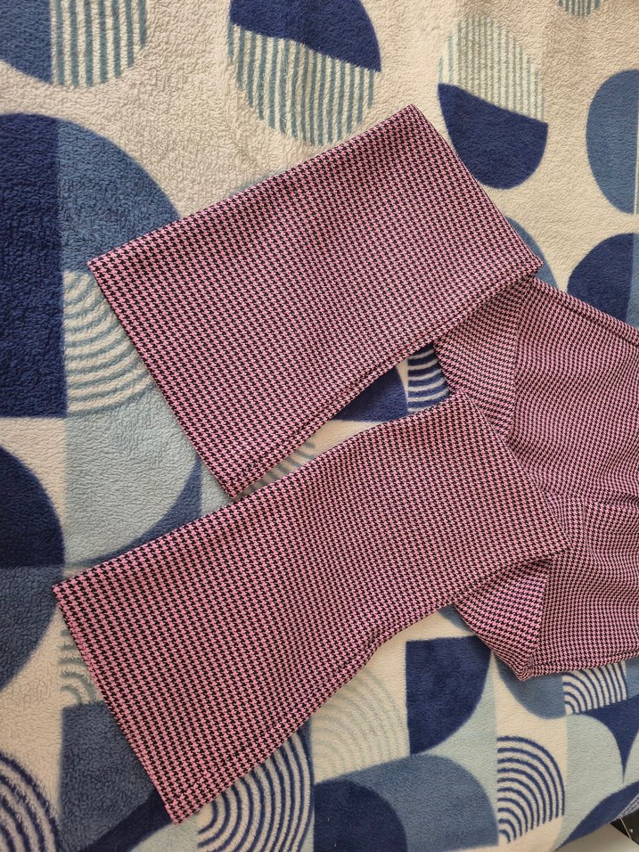 Pembe Kazayağı modelli Midi Kadın Kumaş Pantolon - Görsel 4