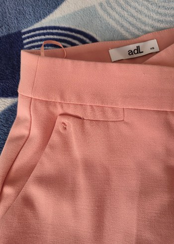 Pembe Midi Kadın Kumaş Pantolon - Görsel 3