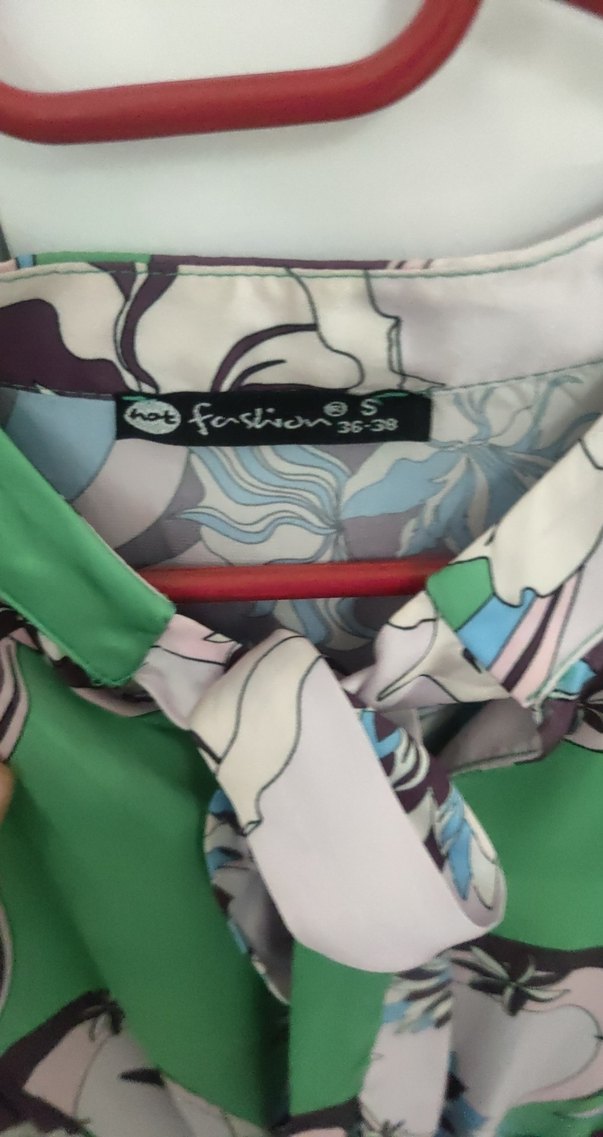 Renkli Pileli Uzun Bohem Elbise - Görsel 4