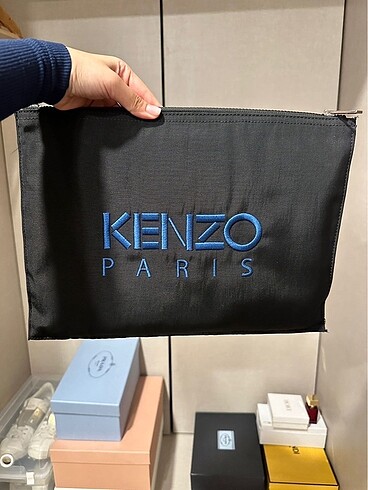  Beden siyah Renk Kenzo El Portföyü