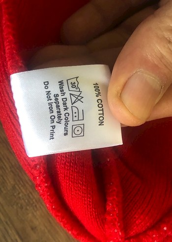 Ajax Kırmızı Beyaz Desenli Orjinal bere - Görsel 4