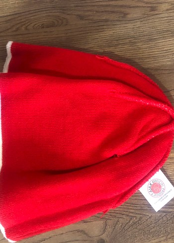 Ajax Kırmızı Beyaz Desenli Orjinal bere - Görsel 8