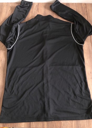 Erkek Siyah Fermuarlı Spor Sweatshirt - Görsel 8