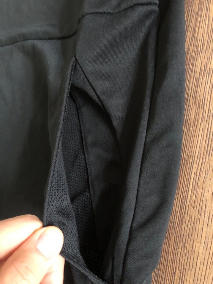 Erkek Siyah Fermuarlı Spor Sweatshirt - Görsel 4