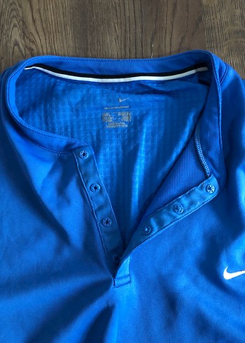 Mavi Kısa Kollu Polo Tişört - Görsel 5