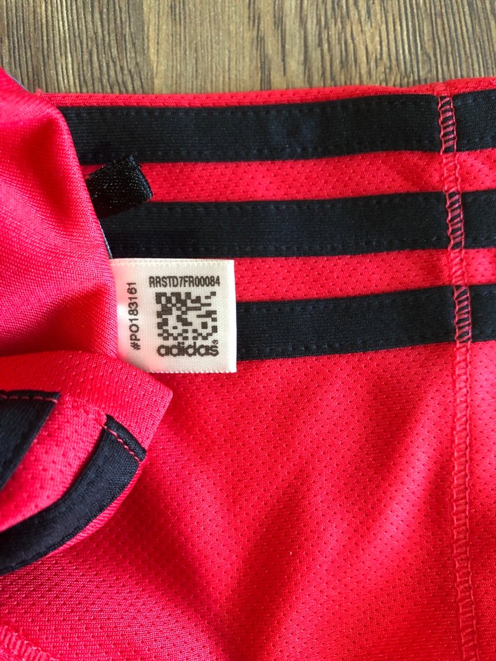 Kırmızı Adidas Kısa Kollu Spor Tişört - Görsel 4