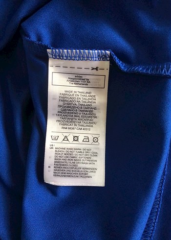 Mavi Kısa Kollu Polo Yaka Spor Tişört - Görsel 5