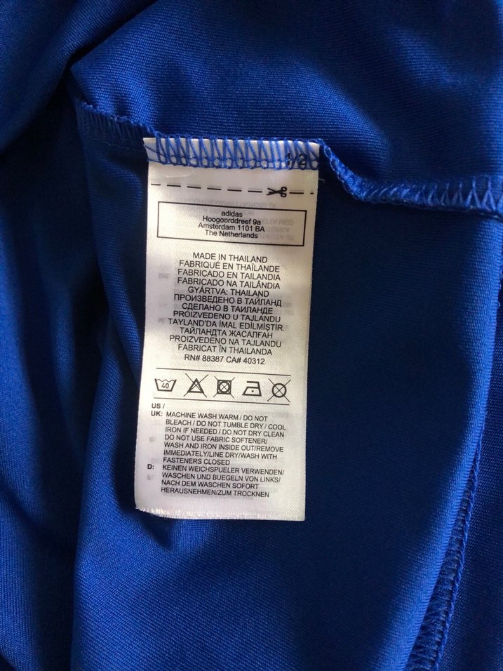 Mavi Kısa Kollu Polo Yaka Spor Tişört - Görsel 5