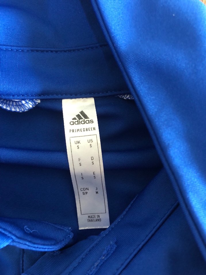 Mavi Kısa Kollu Polo Yaka Spor Tişört - Görsel 2