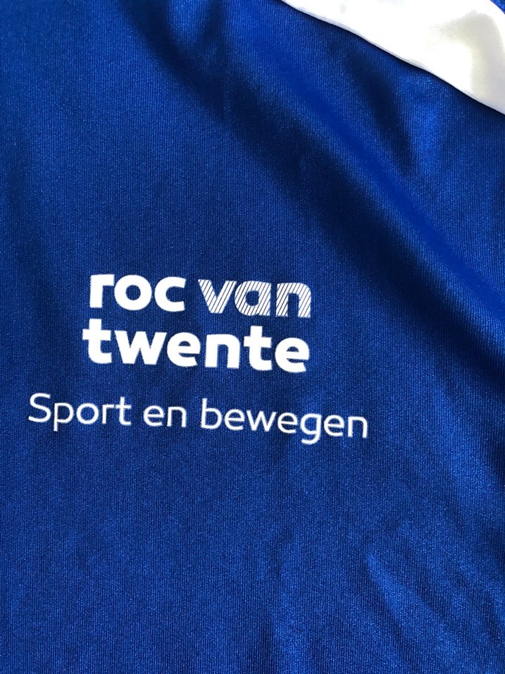 Mavi Kısa Kollu Polo Yaka Spor Tişört - Görsel 3