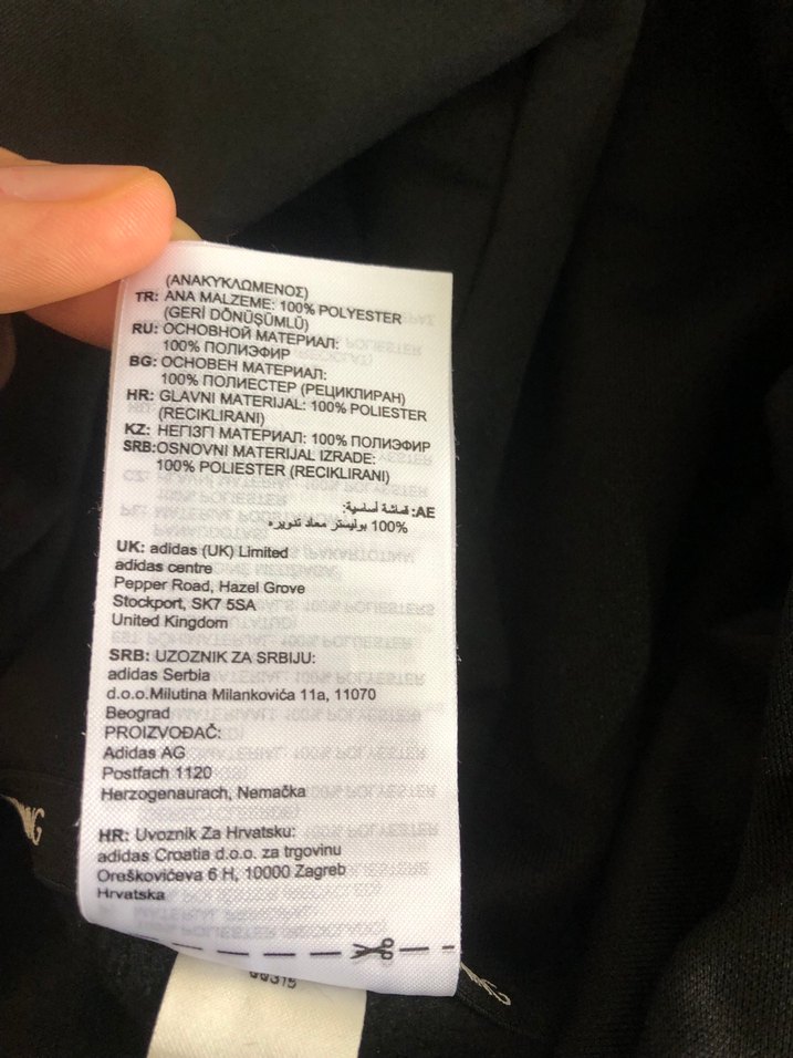 Siyah Adidas Kapüşonlu Kadın Sweatshirt - Görsel 3