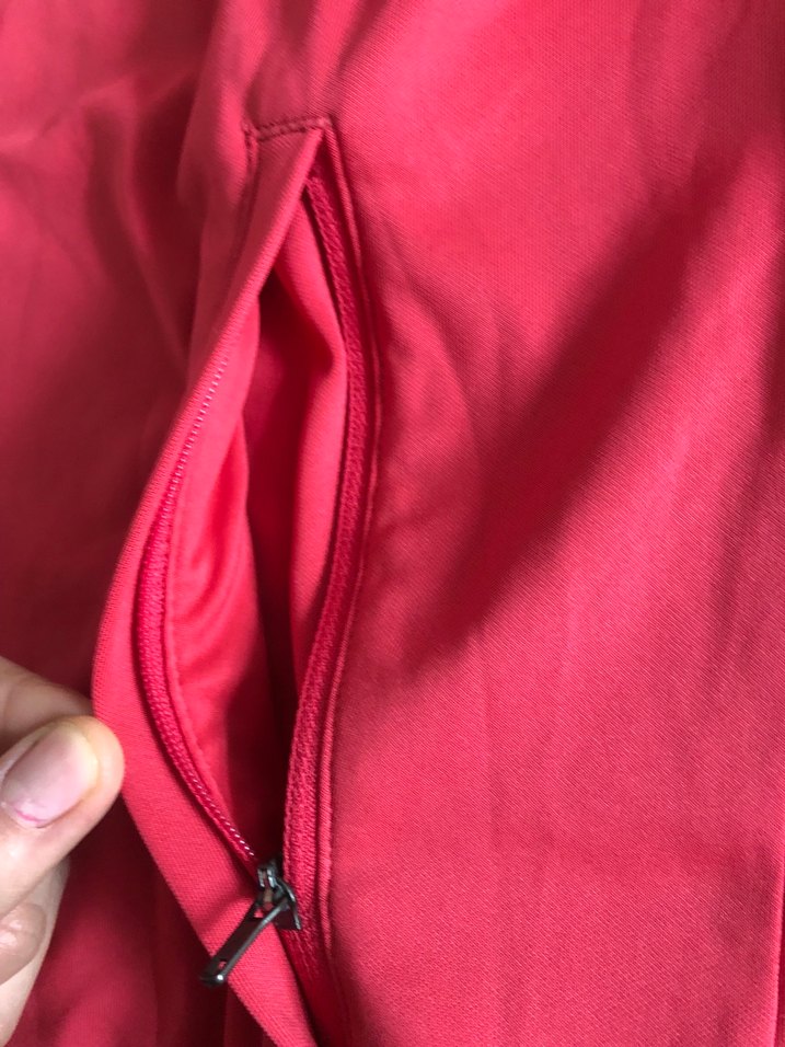 Koyu Kırmızı Fermuarlı Erkek Spor Sweatshirt - Görsel 3