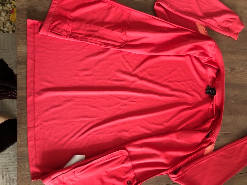 Koyu Kırmızı Fermuarlı Erkek Spor Sweatshirt - Görsel 4