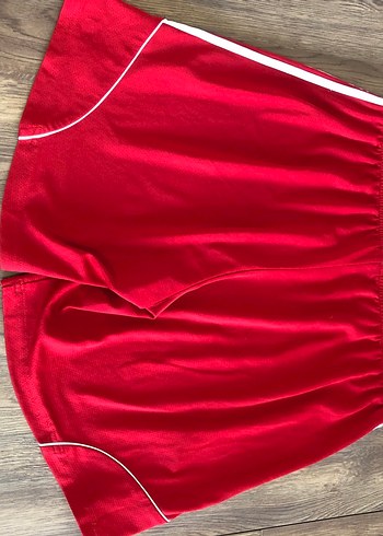 Kırmızı Adidas Midi Spor Şort - Görsel 7