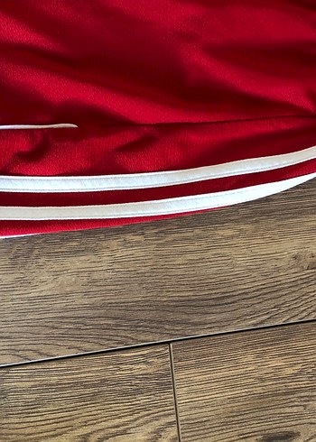Kırmızı Adidas Midi Spor Şort - Görsel 6