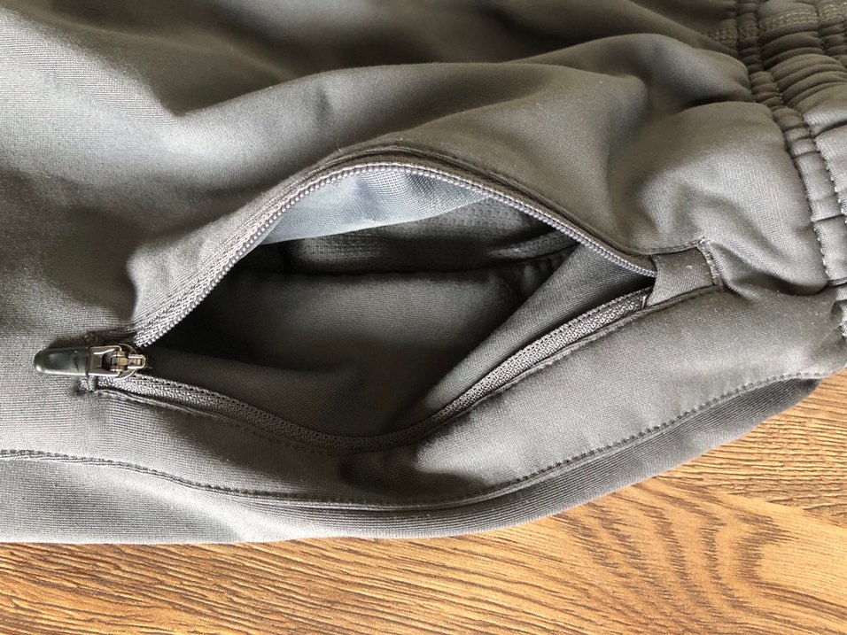 Gri Erkek Spor Keten Pantolon Fermuarlı Cep - Görsel 5