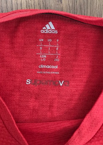 l Beden Kırmızı Adidas Erkek Spor Tişörtü