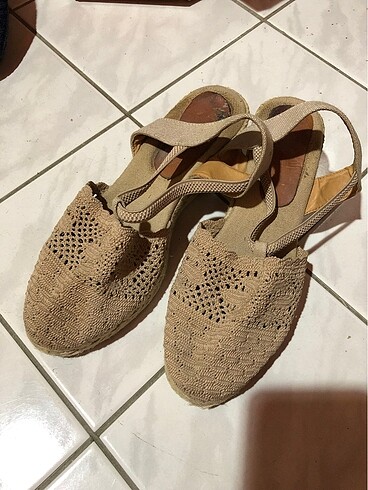 Topuklu espadril