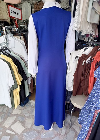 mavi Uzun Kadın Elbise
Beyaz gömlek - Görsel 8