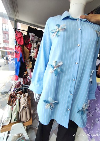 Düğmeli Siyah Uzun Kollu Tunik - Görsel 8