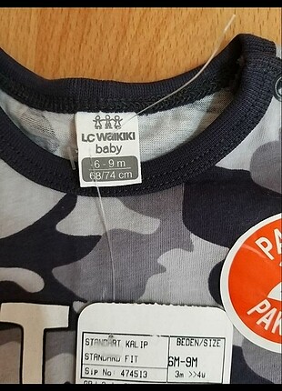 9 Ay Beden çeşitli Renk 6-9 ay etiketli takim