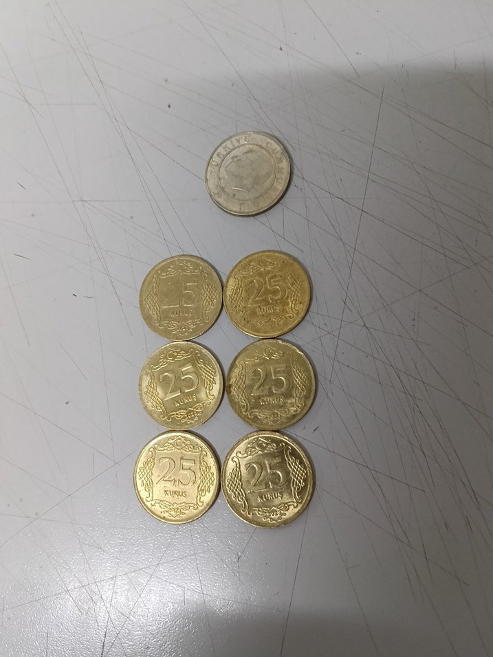 NADİR KOLEKSİYONLUK GOLD 25 KURUŞ ADET FİYATIDIR - Görsel 2